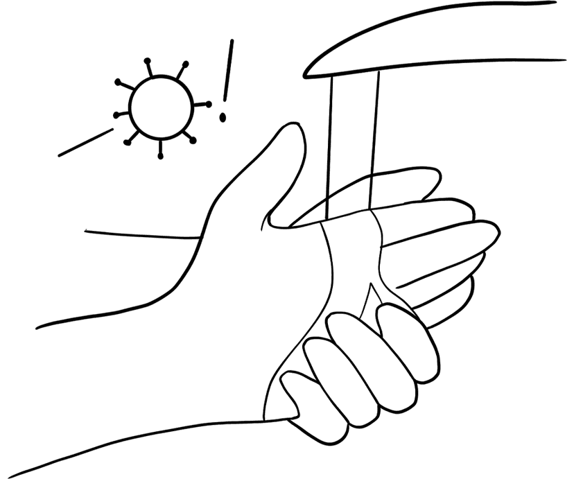 rTMS device illustration for treating OCD